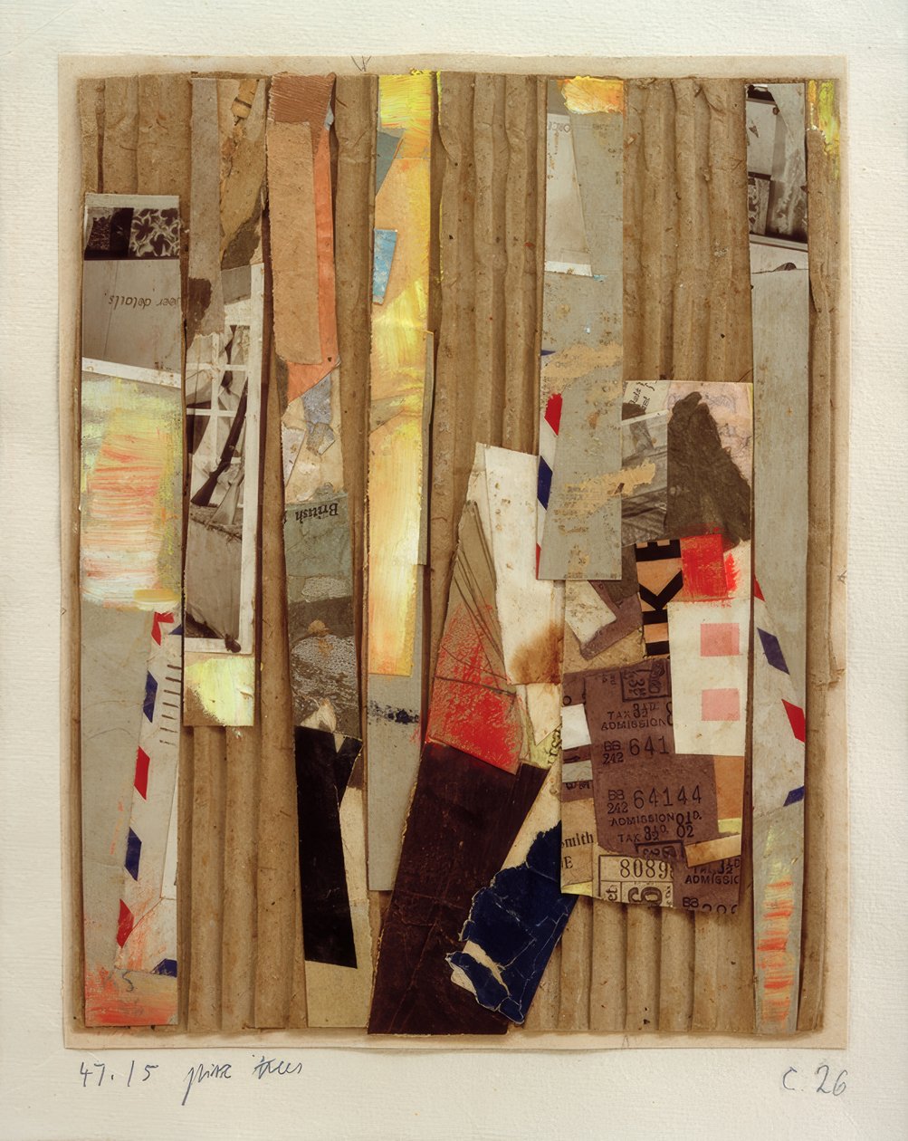 47. 15 pinheiros c 26 de Kurt Schwitters