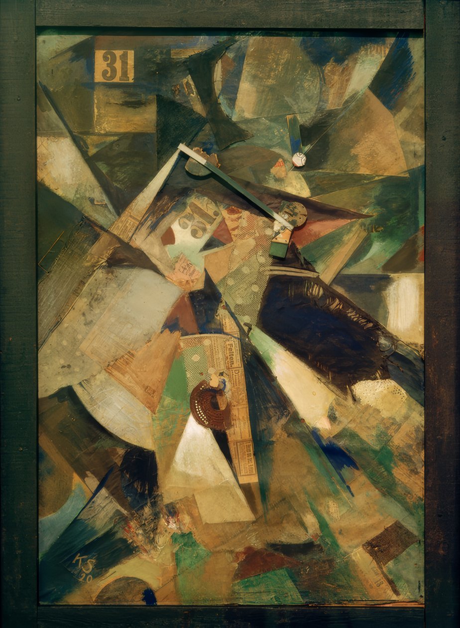 Merzbild Trinta e um de Kurt Schwitters
