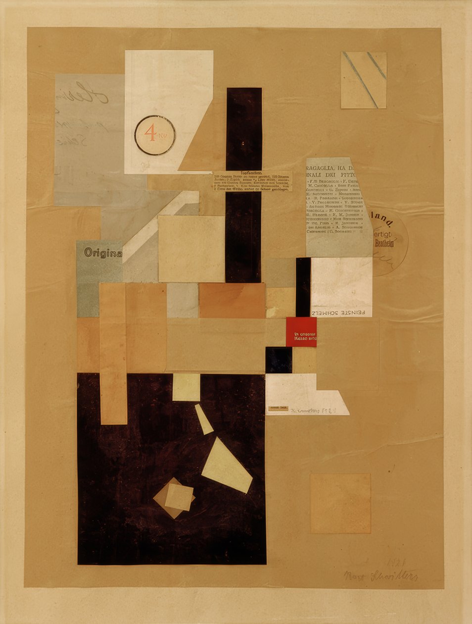 Sem título 4 KR de Kurt Schwitters