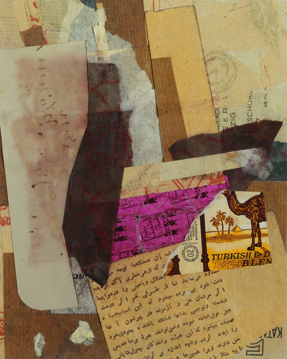 Turkish and D Blend, 1936 de Kurt Schwitters
