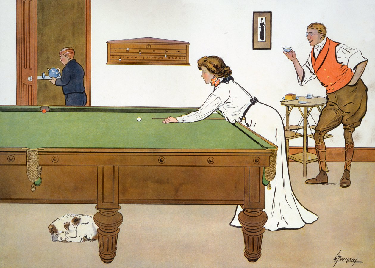 Um jogo de bilhar de Lance Thackeray