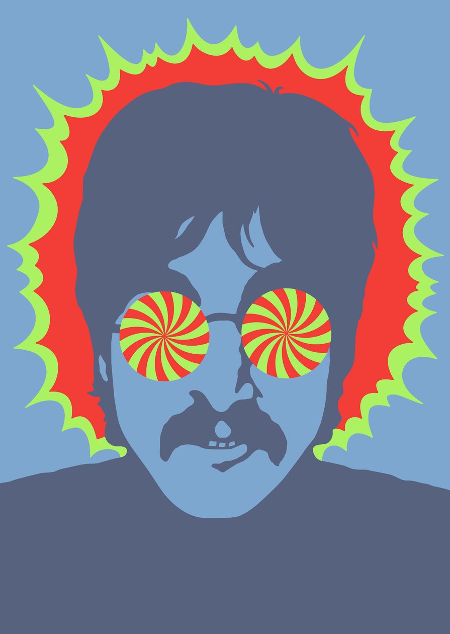 Lennon - olhos do caleidoscópio, 1967 de Larry Smart