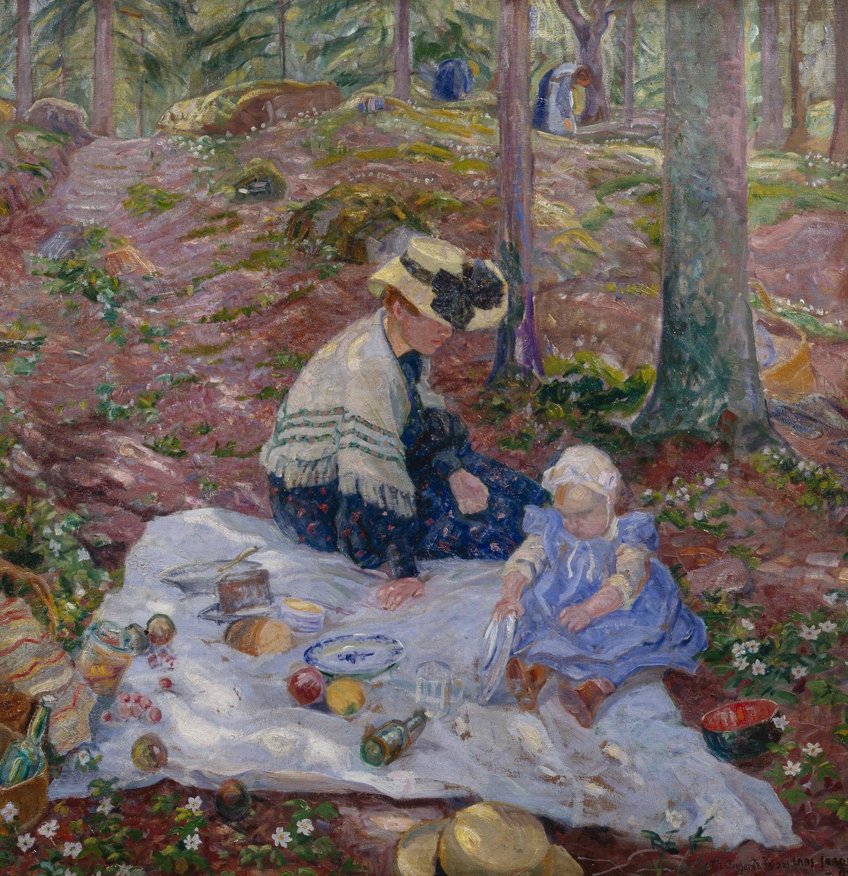 Ingerid e mãe em Birkelunden de Lars Jorde