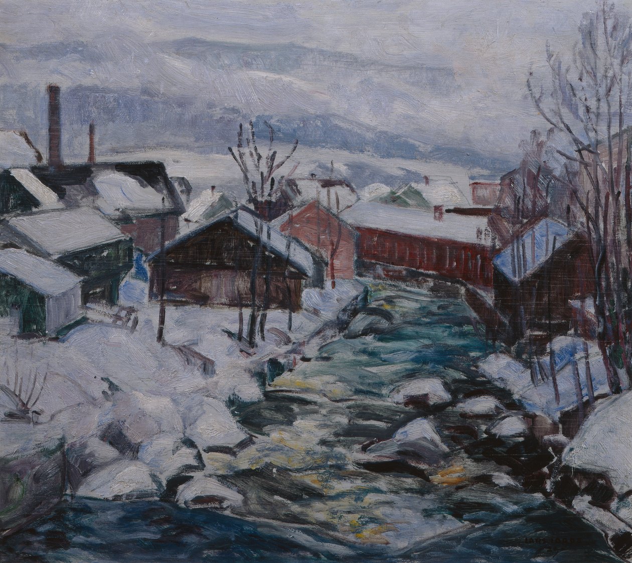 Inverno em Mesna, Lillehammer de Lars Jorde
