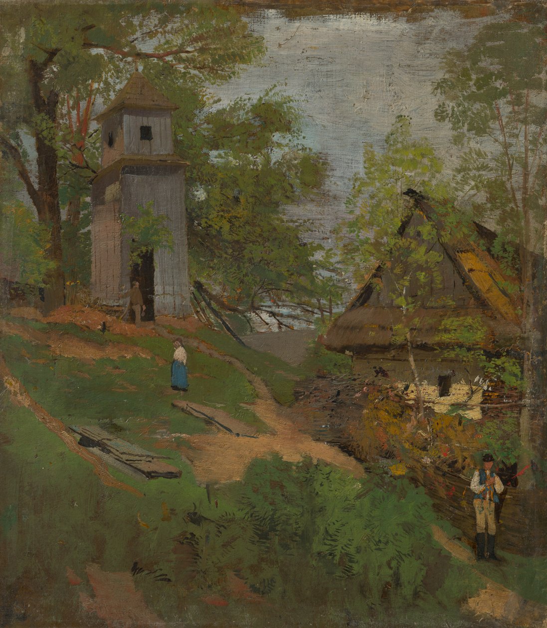 Campanário de madeira de Laszlo Mednyanszky