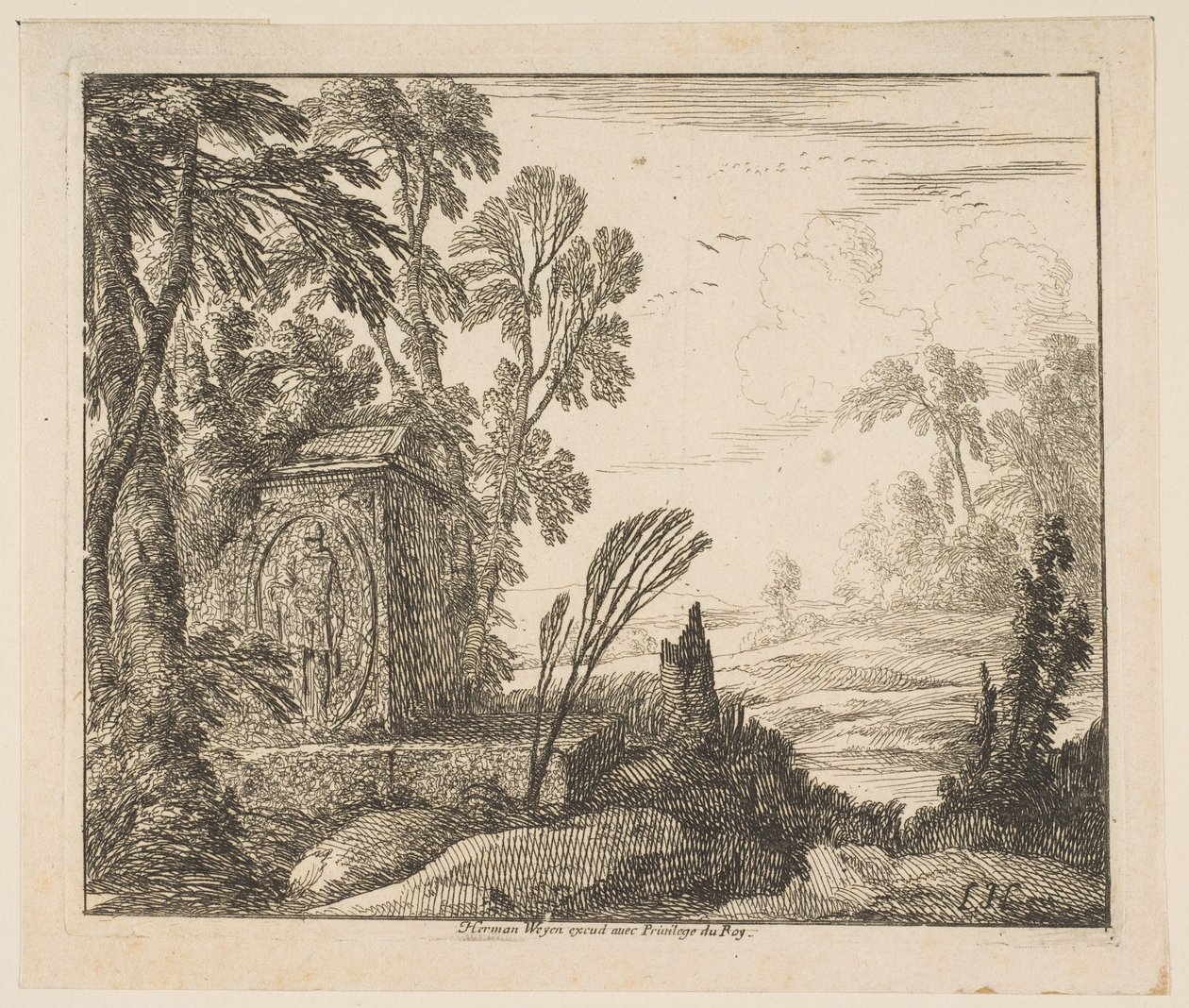 O Sarcófago, 1640. de Laurent de la Hyre