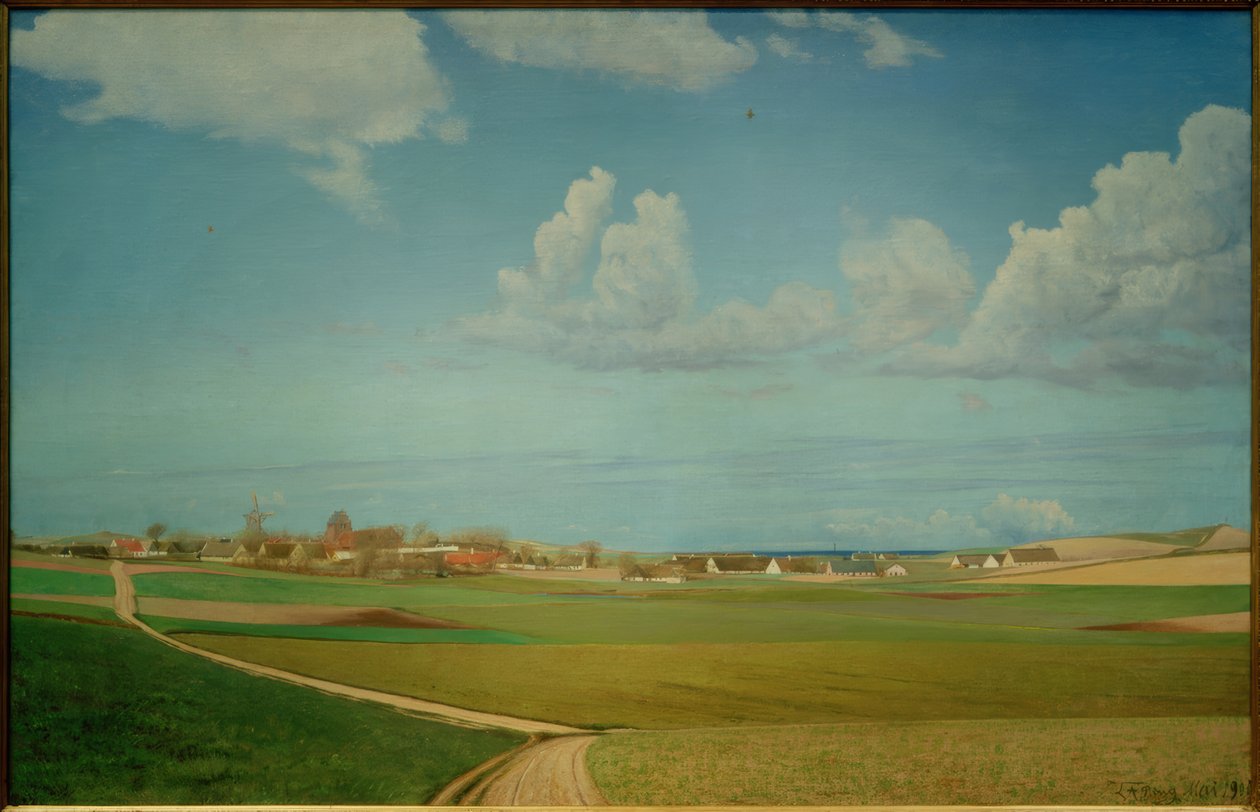 Vista da vila Melby de Laurits Andersen Ring