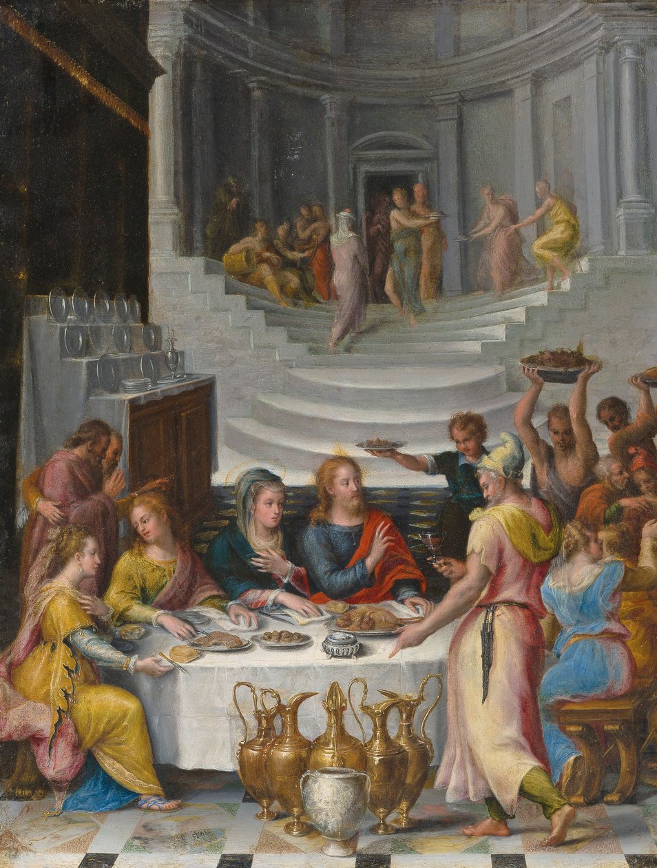 As Bodas de Caná. de Lavinia Fontana