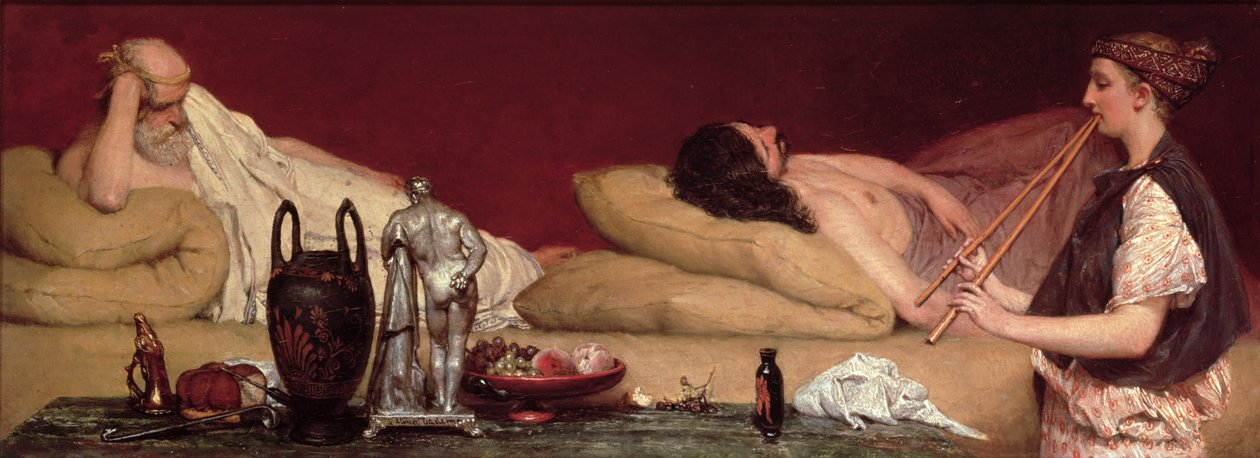 A Siesta, 1868 de Lawrence Alma Tadema