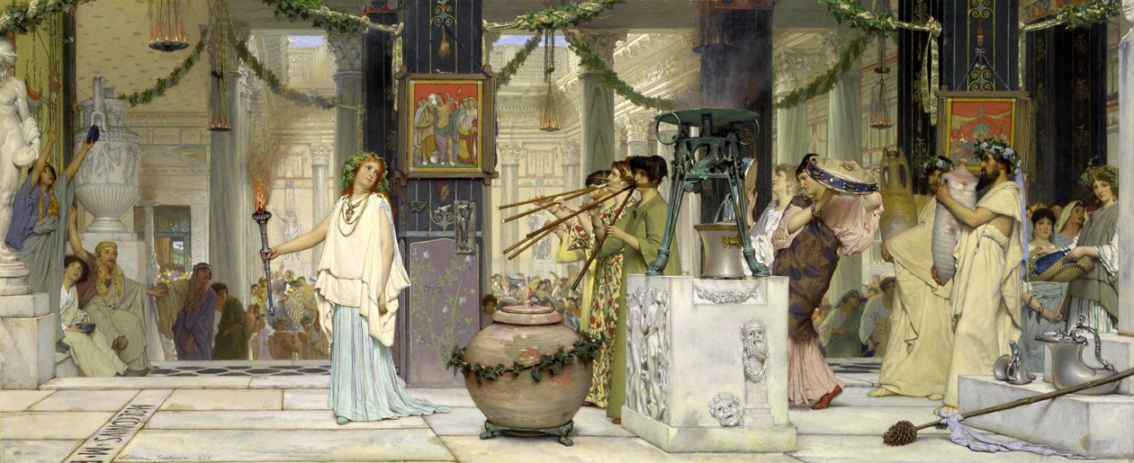 O festival do vintage de Lawrence Alma Tadema