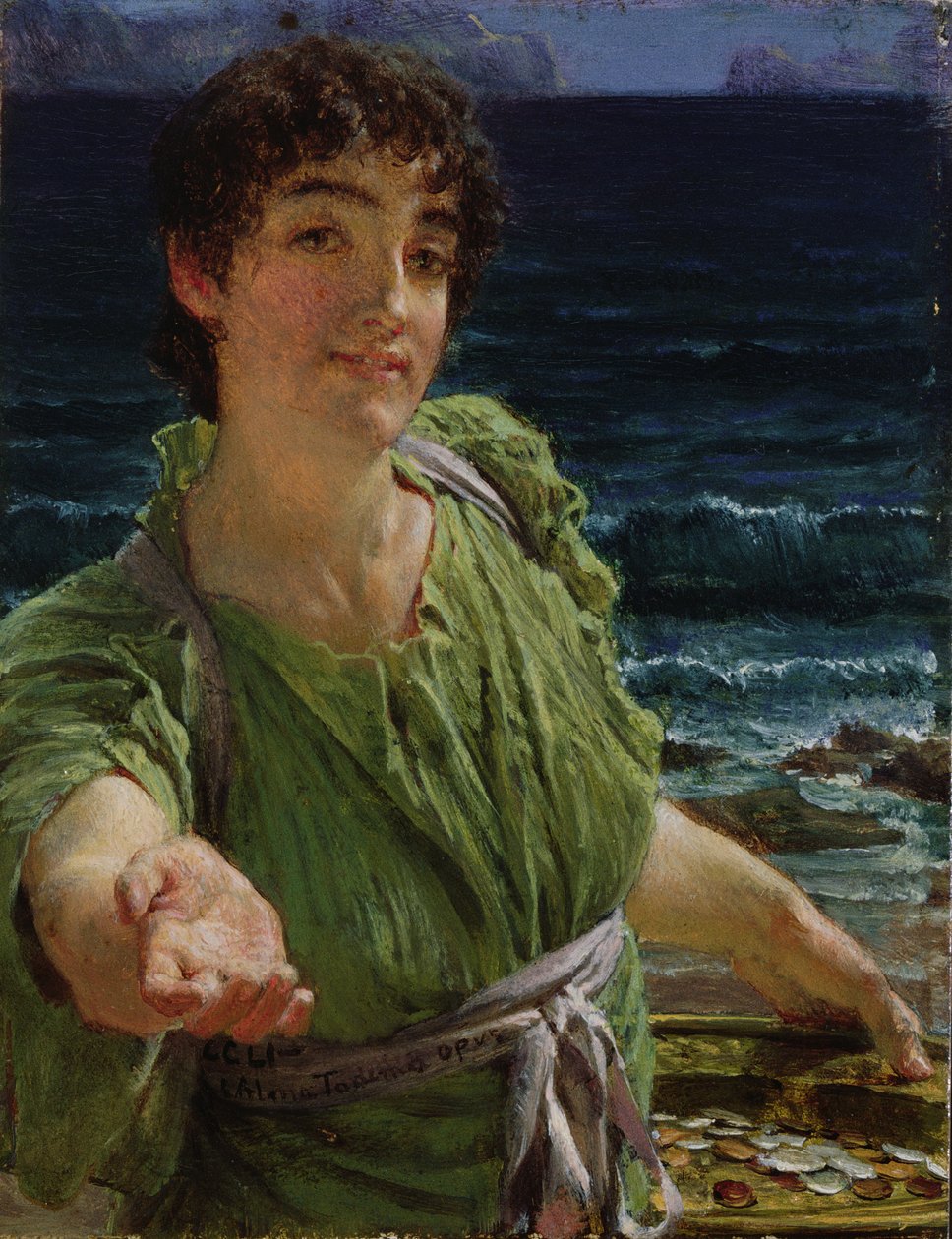 Una Carita, 1883 de Lawrence Alma Tadema