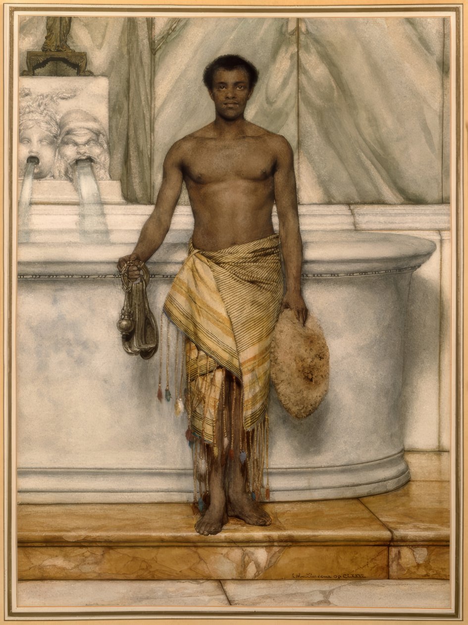 Um Balneador de Lawrence Alma Tadema