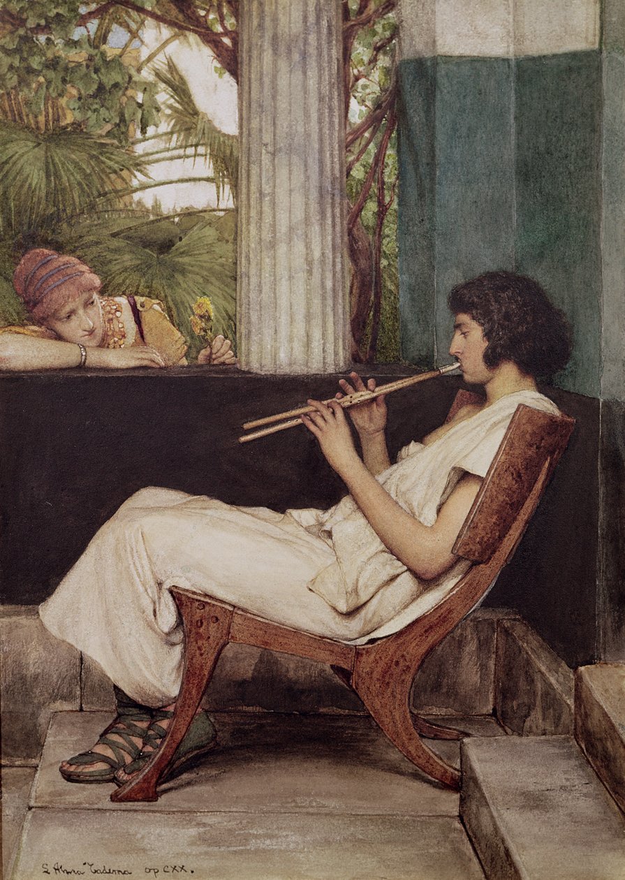 Encantos de música Hath de Lawrence Alma Tadema