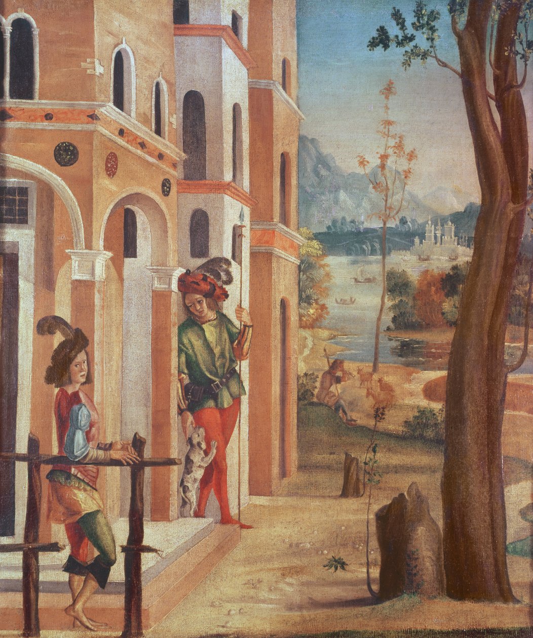 Palácio com guardas de Lazzaro Bastiani