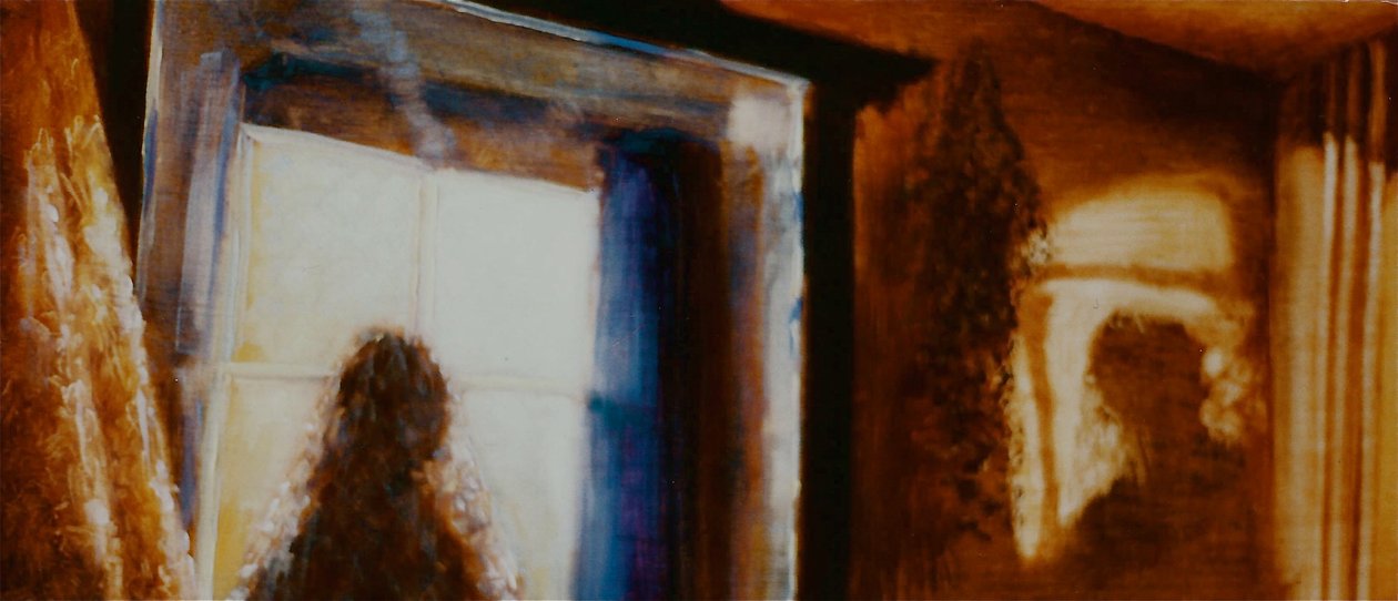 Dualidade, 1997 (óleo sobre papel) de Lee Campbell