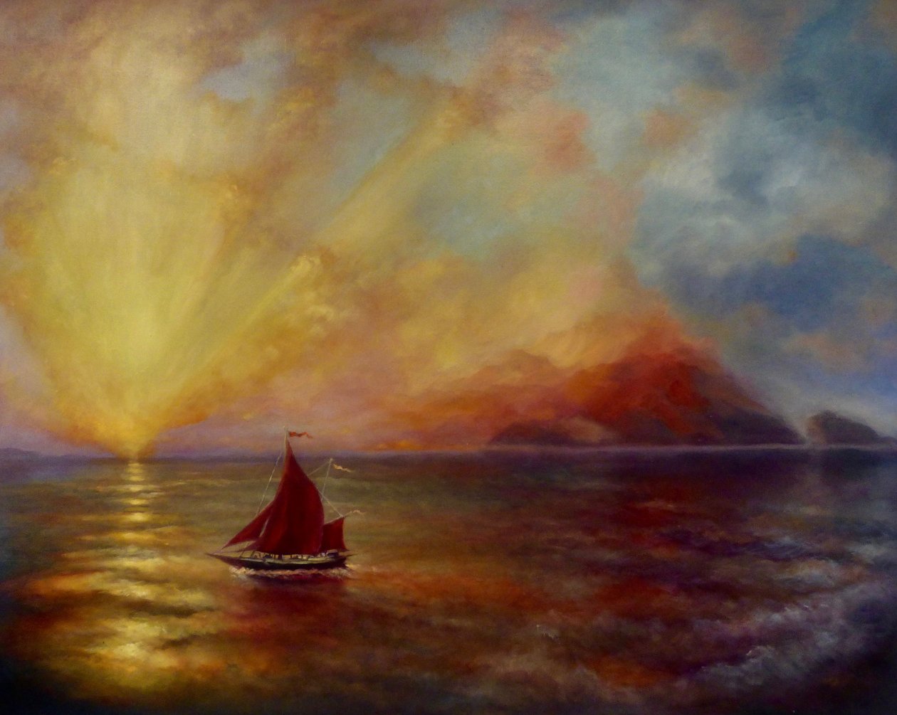 Homeward Bound, 2023 (óleo sobre tela) de Lee Campbell