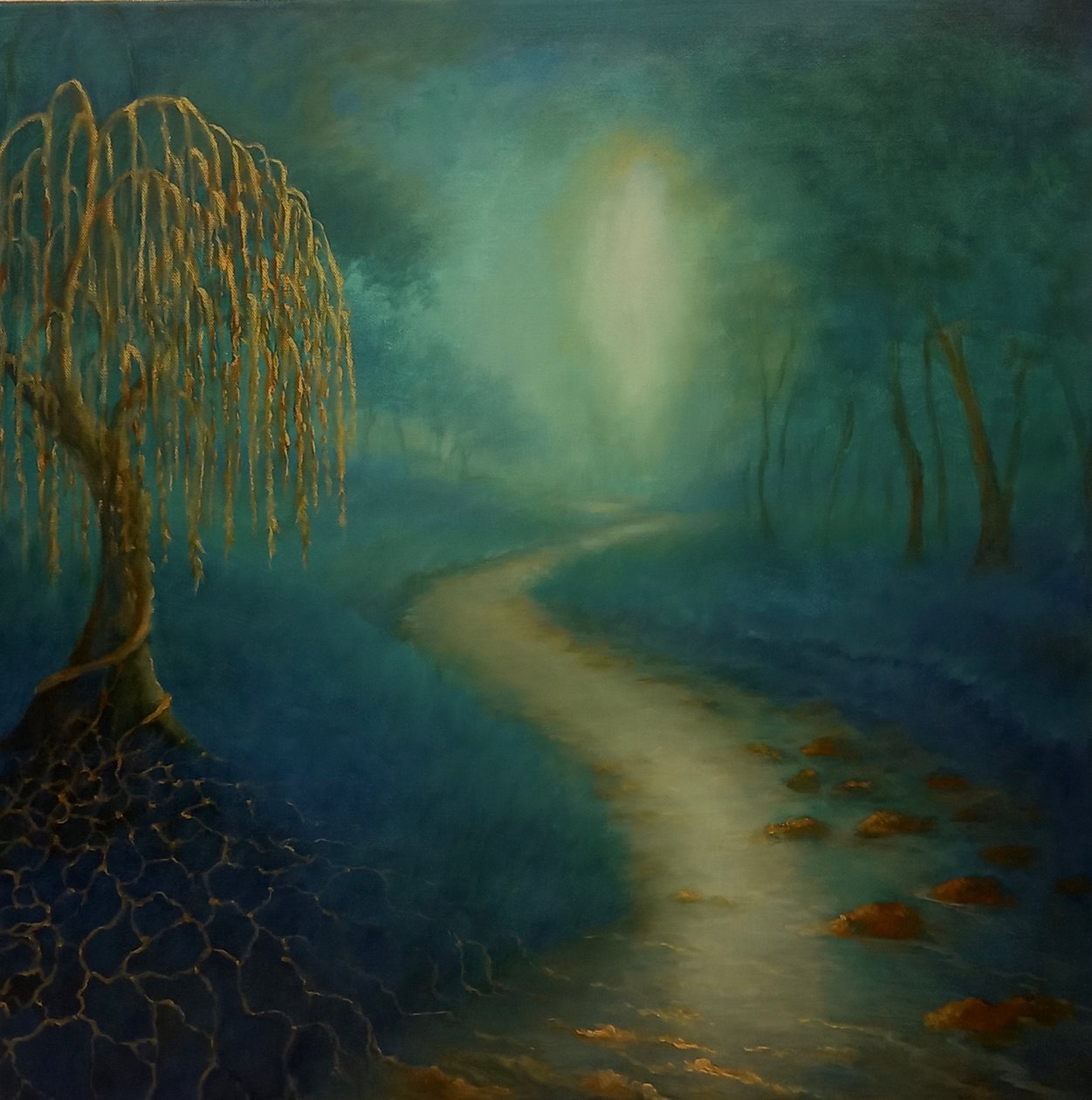Profecia, 2024 (óleo sobre tela) de Lee Campbell