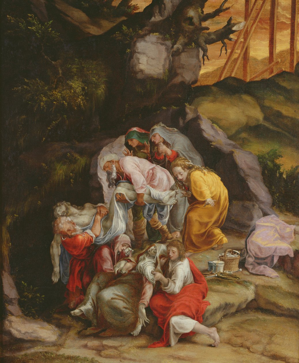 O Entombment de Lelio Orsi da Novellara