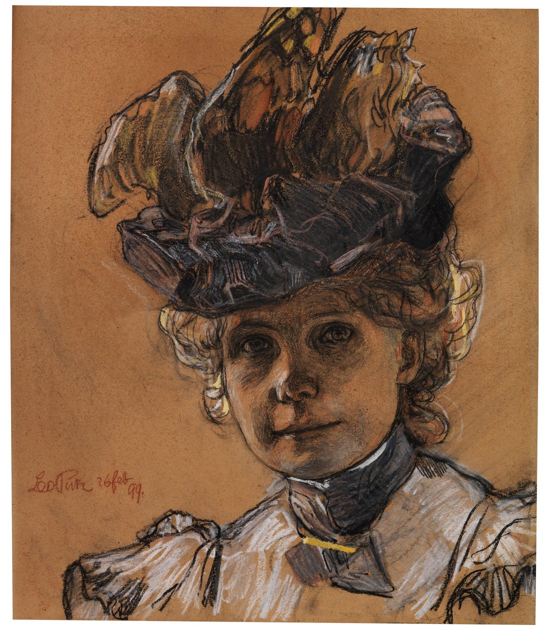 Retrato Gertraud Luberich de Leo Putz