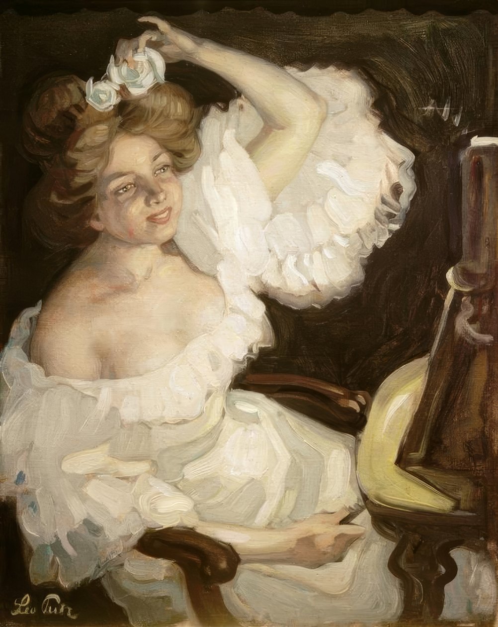 Em frente ao espelho de Leo Putz