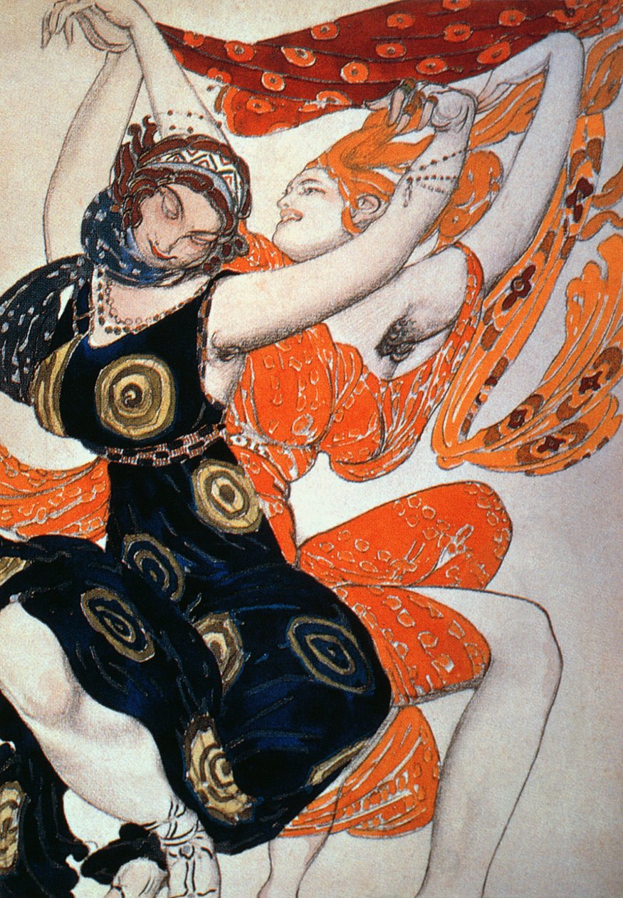 Figurino operário, 1911 de Leon Bakst