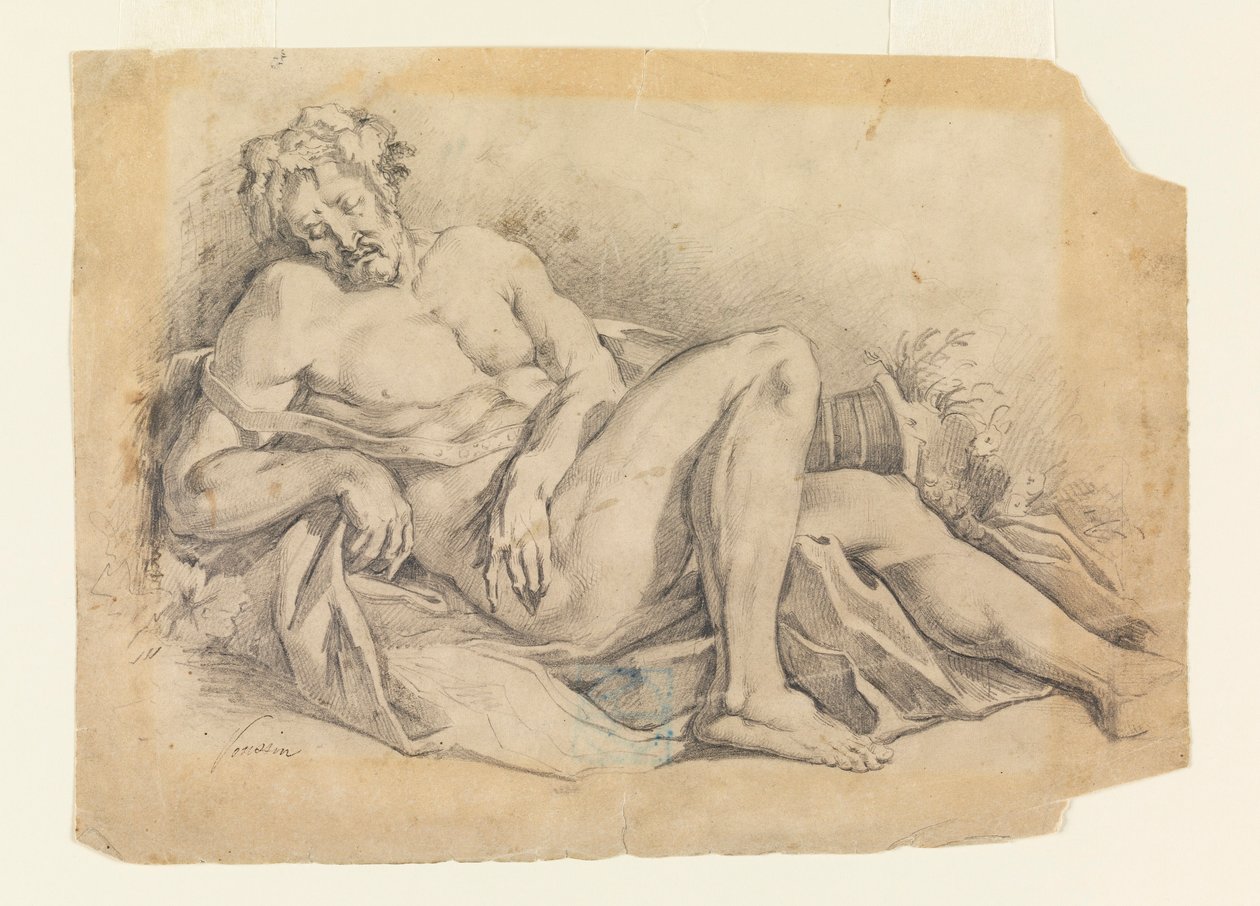 Desenho, Baco dormindo de Leon Dabo