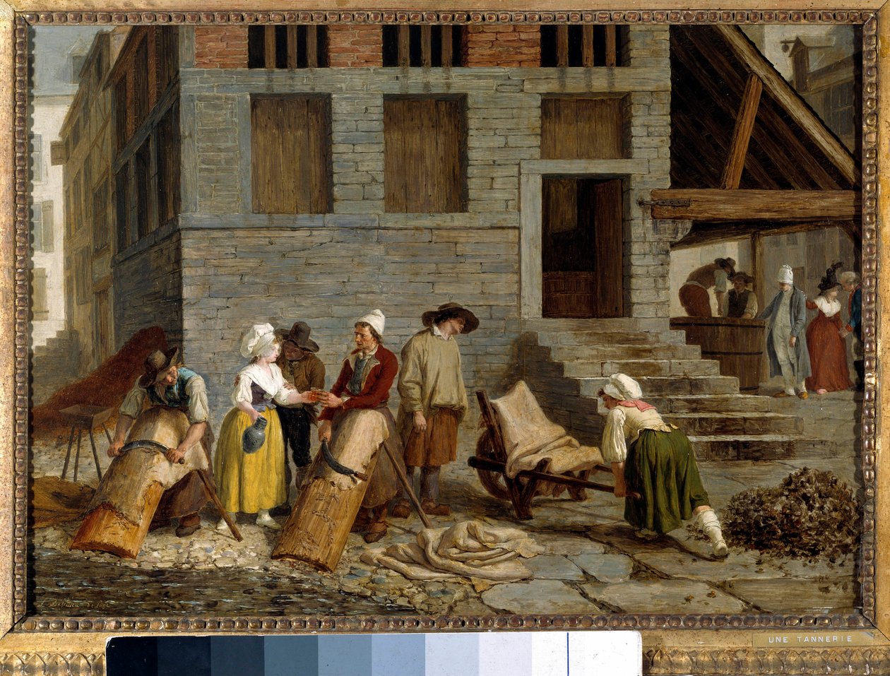 Uma fábrica de curtumes de Léonard Defrance