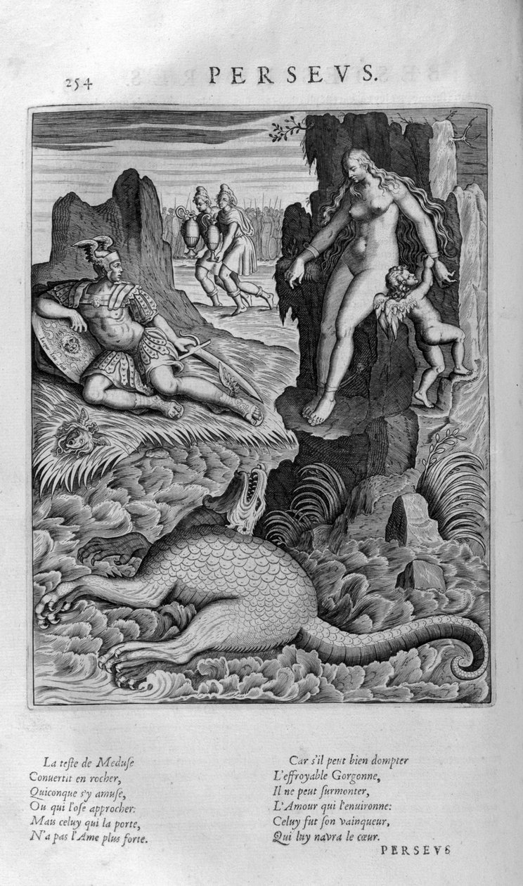 Perseus resgata Andrómeda de Leonard Gaultier
