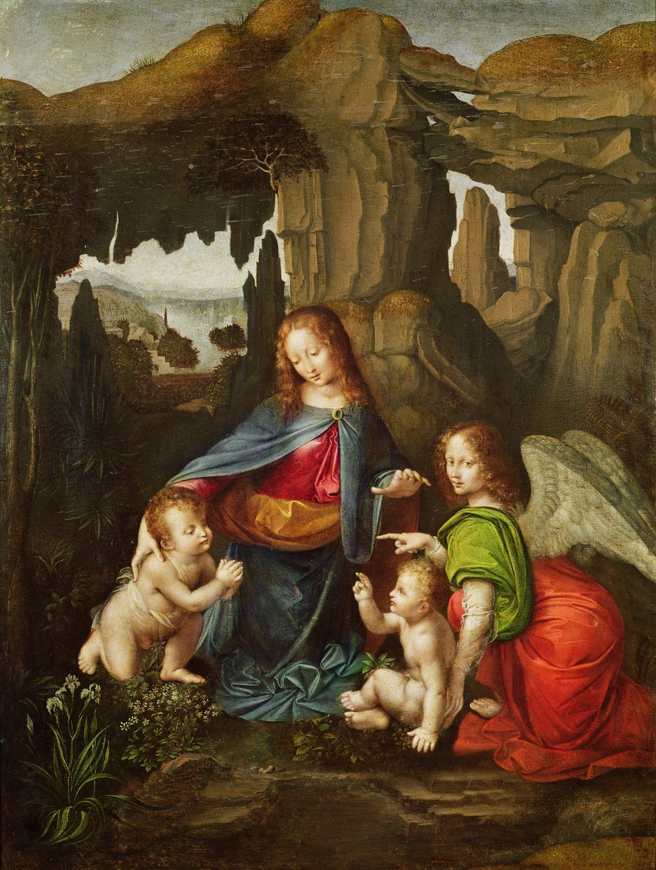 Madonna das rochas de Leonardo da Vinci