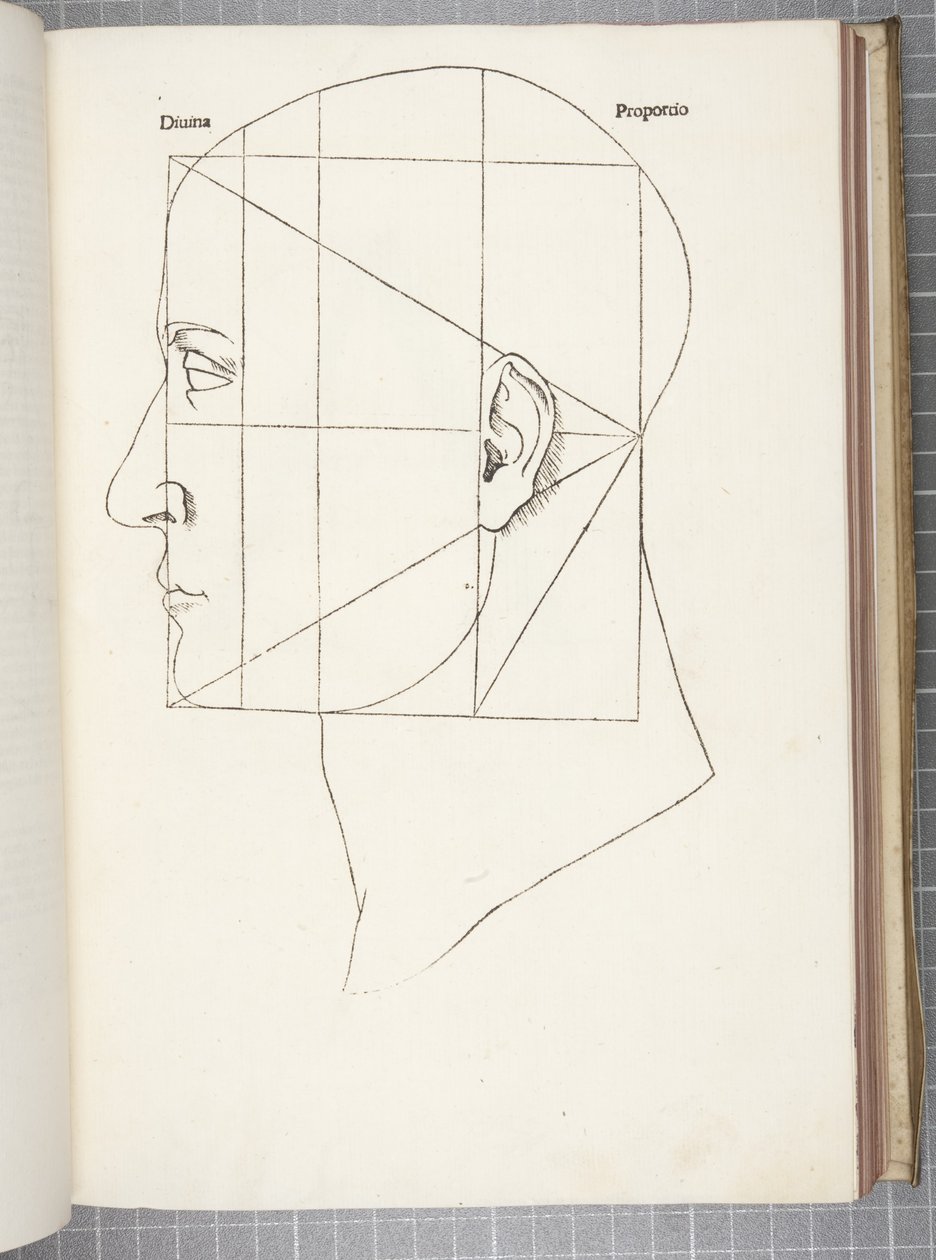 A proporção divina de Leonardo da Vinci