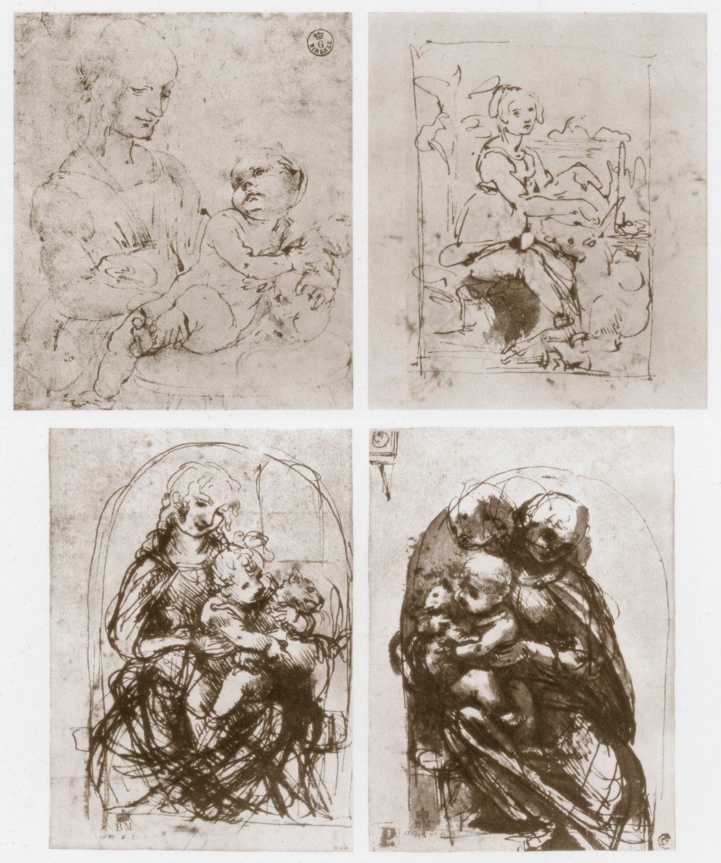 Madonna, século XV. de Leonardo da Vinci