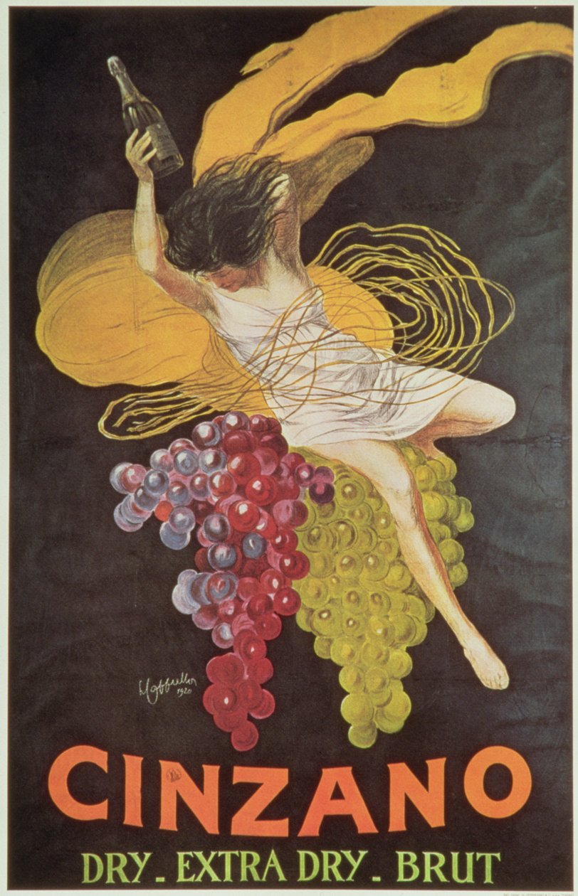 Cartaz publicitário &39;Cinzano&39;, 1920 de Leonetto Cappiello