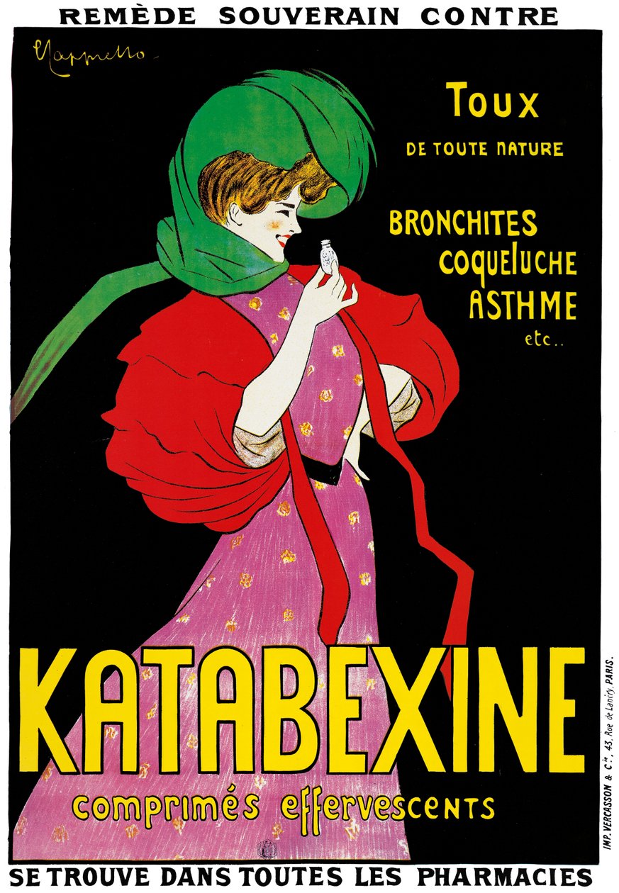 Propaganda de propaganda "Katabexine", 1898 de Leonetto Cappiello