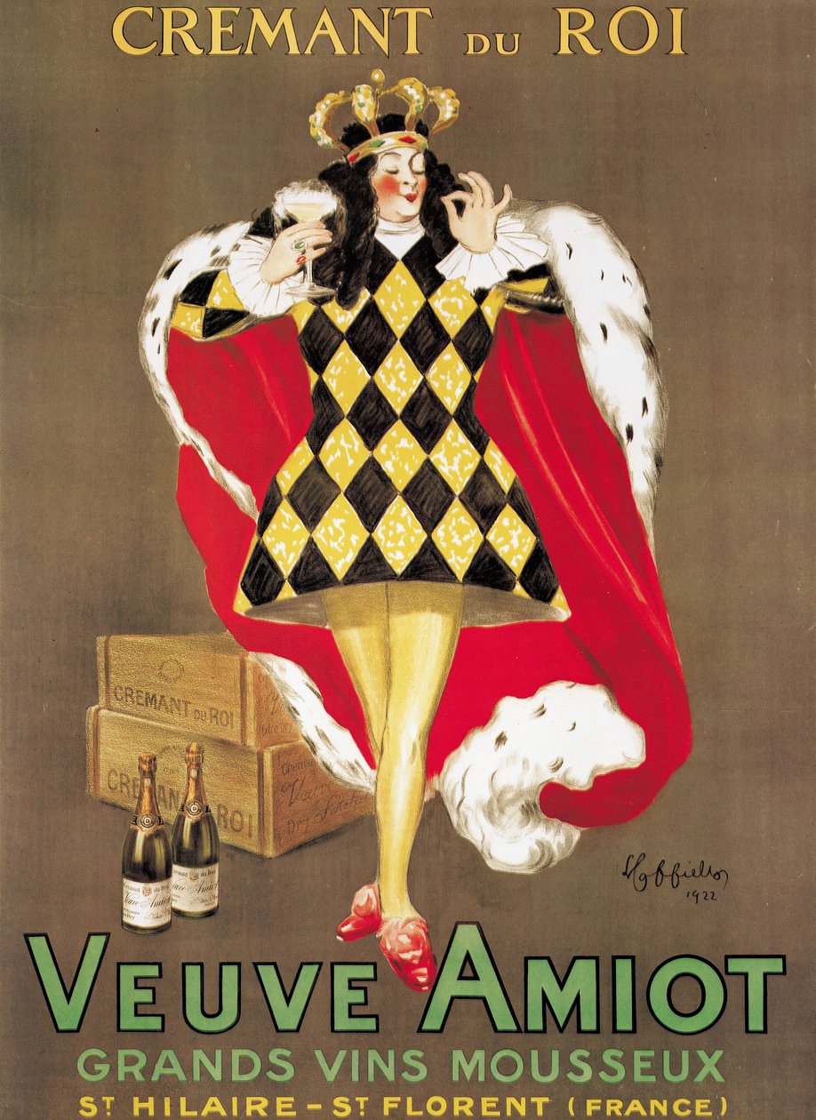 Cartaz de publicidade espumante &39;Widow Amiot&39;, 1922 de Leonetto Cappiello