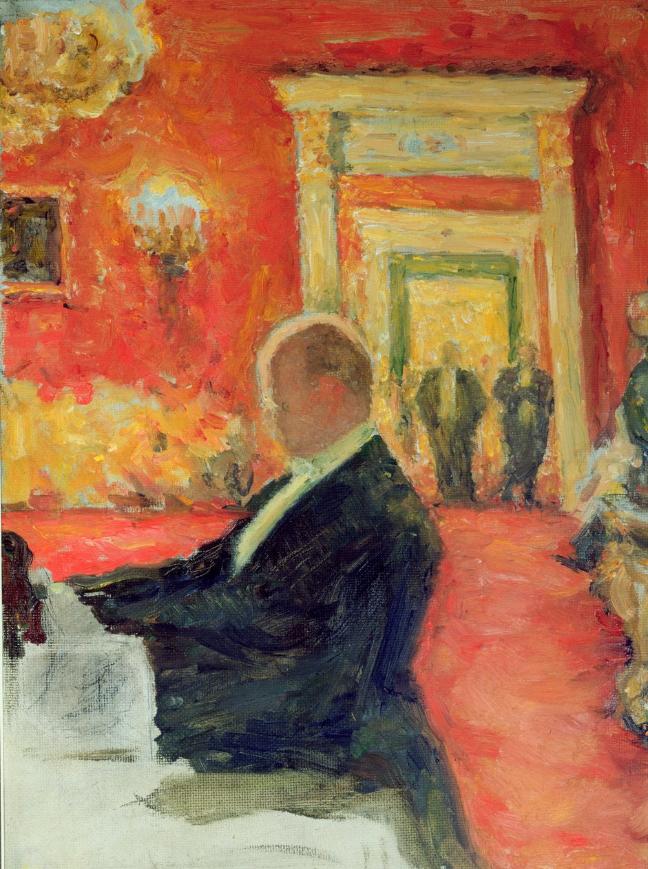 Retrato de Sergei Prokofiev no trabalho, 1937 de Leonid Osipovic Pasternak