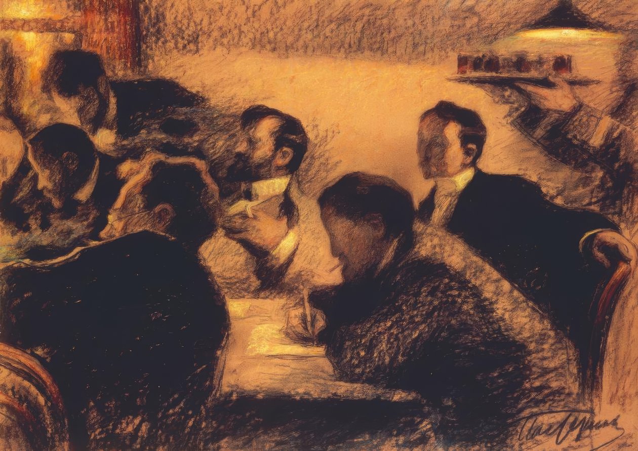 foto de grupo de Leonid Osipovic Pasternak