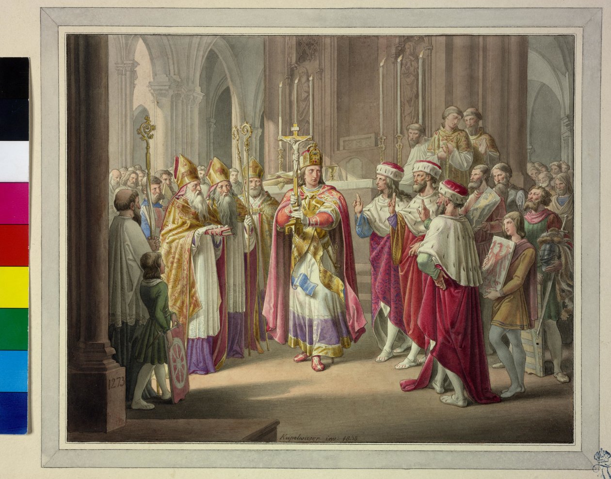 Eleição do rei 1273 de Leopold Kupelwieser