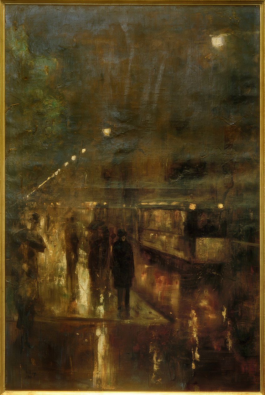 Berlim Noturna (Nollendorfplatz) de Lesser Ury