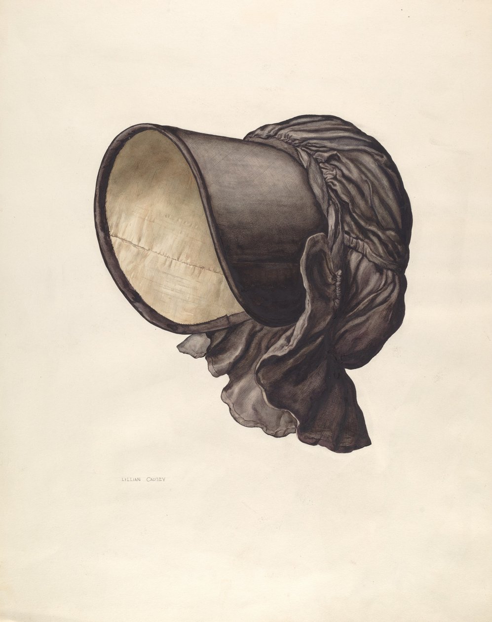 Bonnet, c. 1940. de Lillian Causey