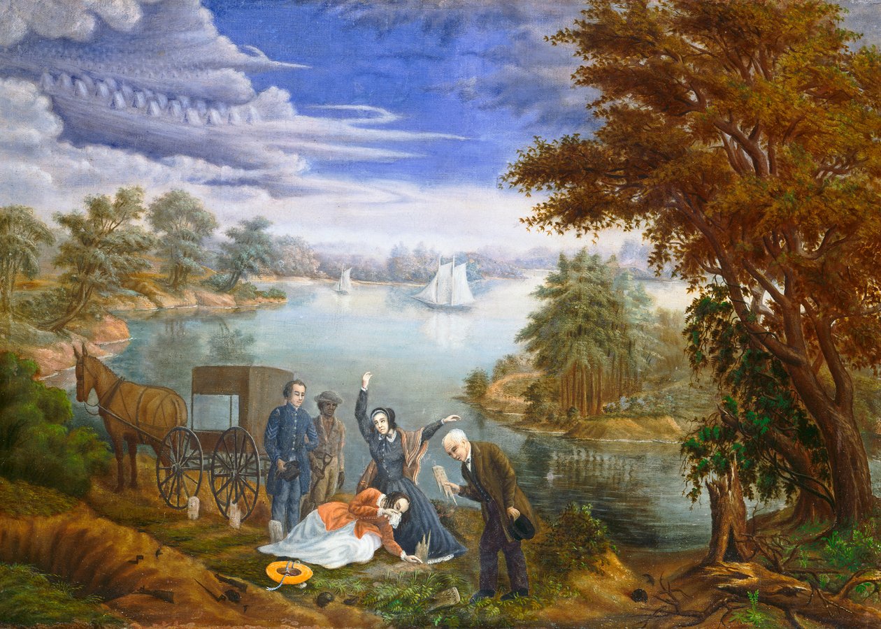 O enterro, c.1890 de Linton Park
