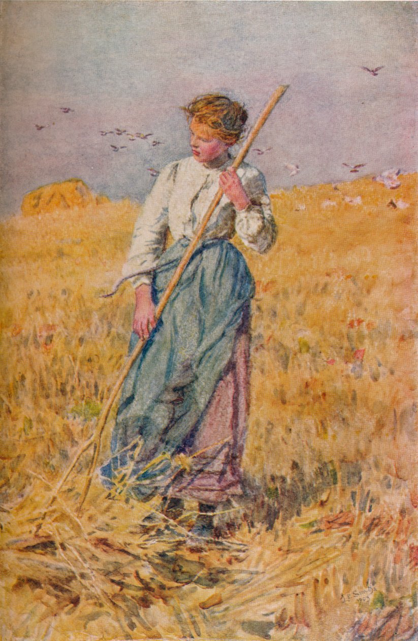 Gleaning Oats, França, c1900 de Lionel Percy Smythe
