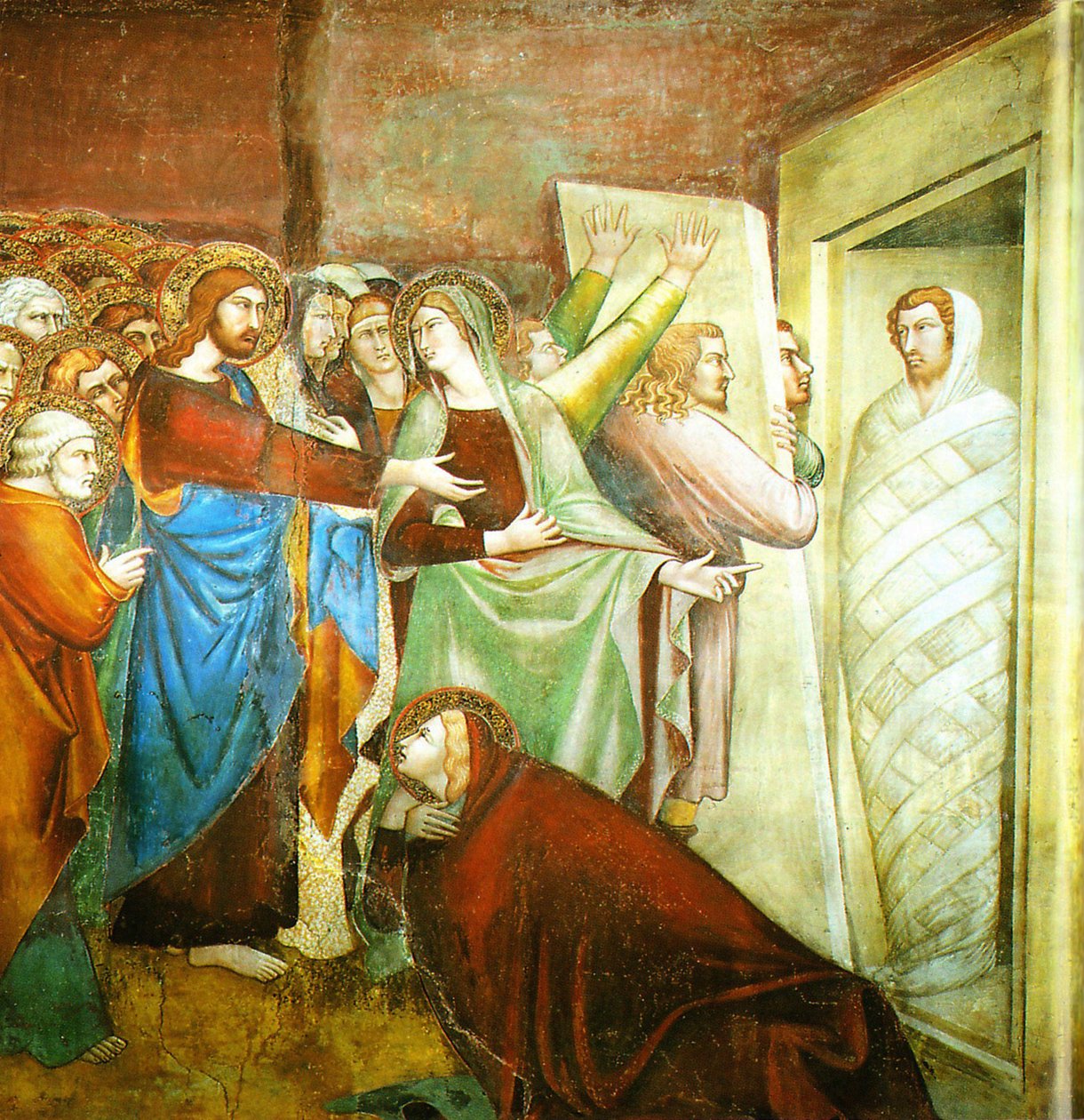 Ressurreição de Lázaro de Lippo Memmi