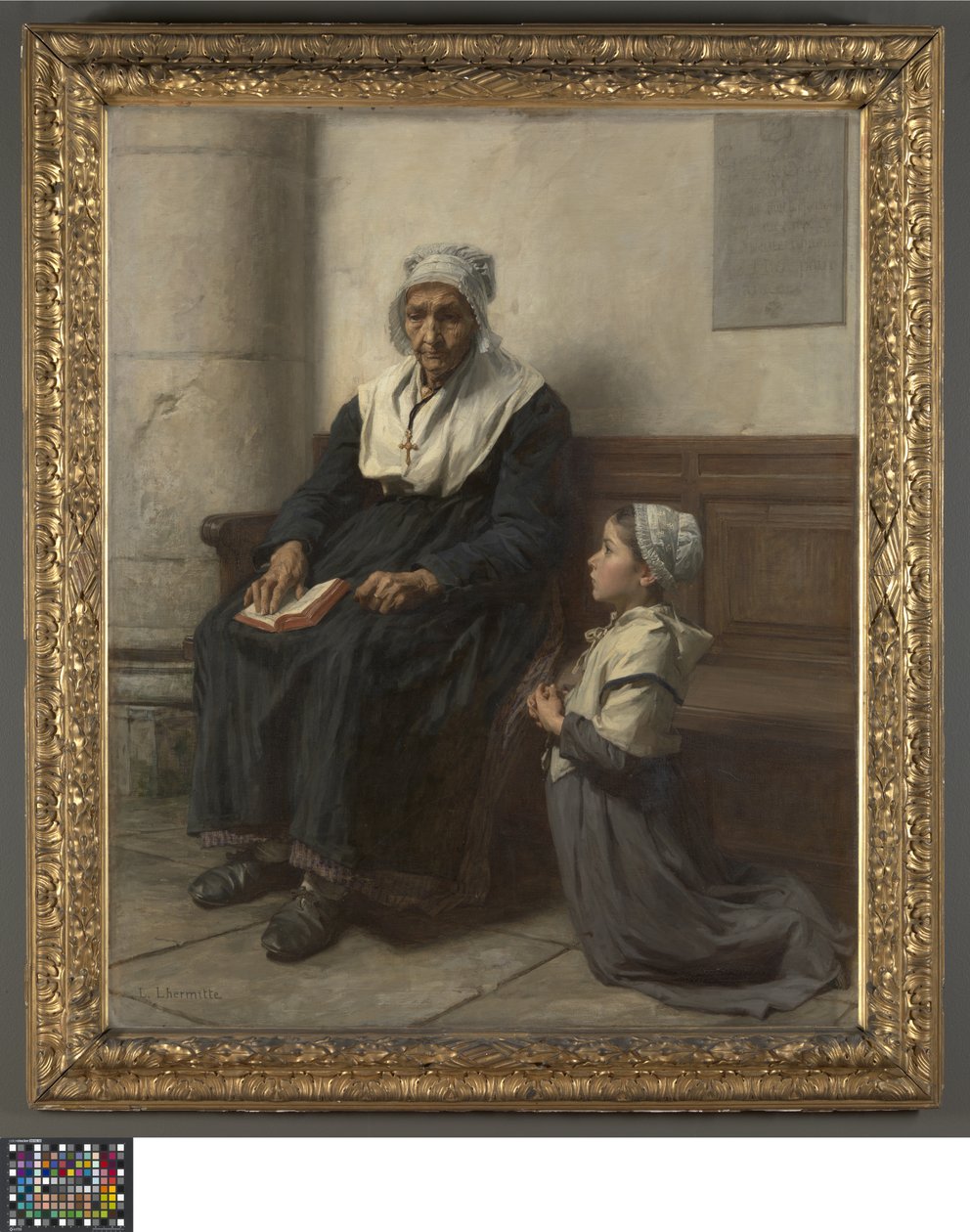 A avó de Leon Augustin Lhermitte