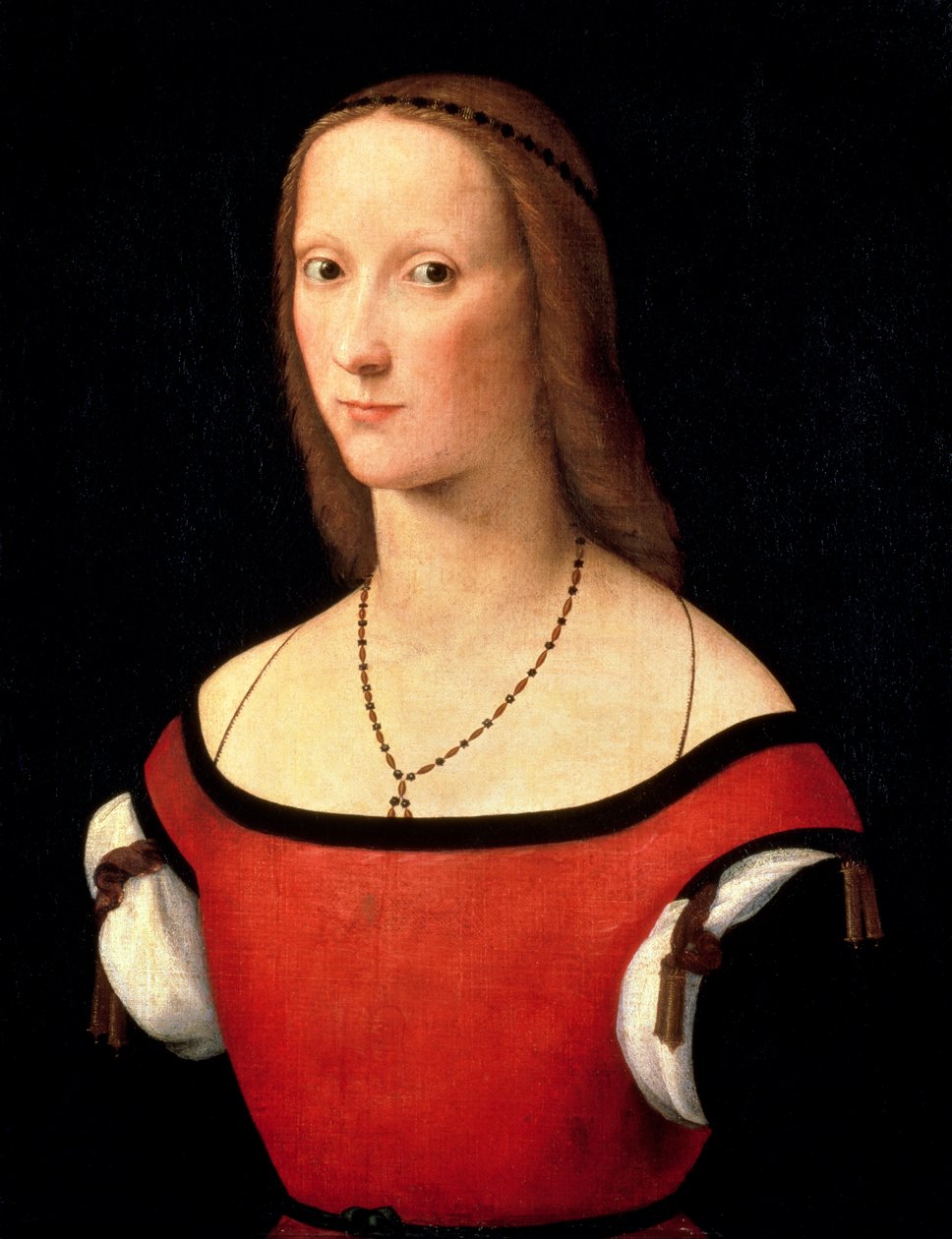 Retrato de uma mulher, de 1500 de Lorenzo Costa