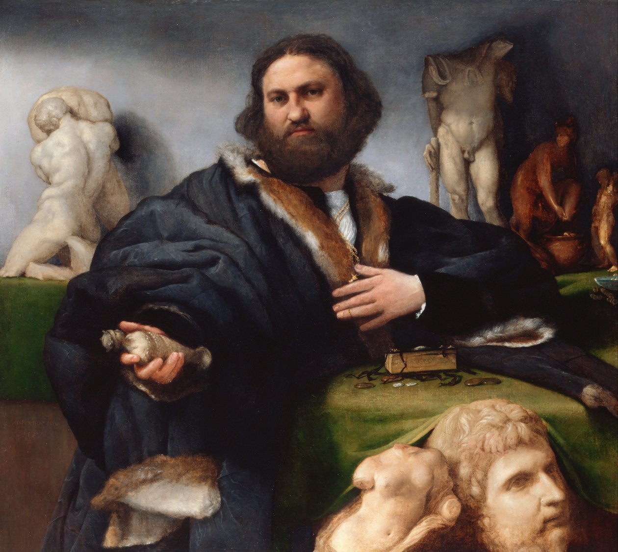 Andrea Odoni (1488-1545) de Lorenzo Lotto