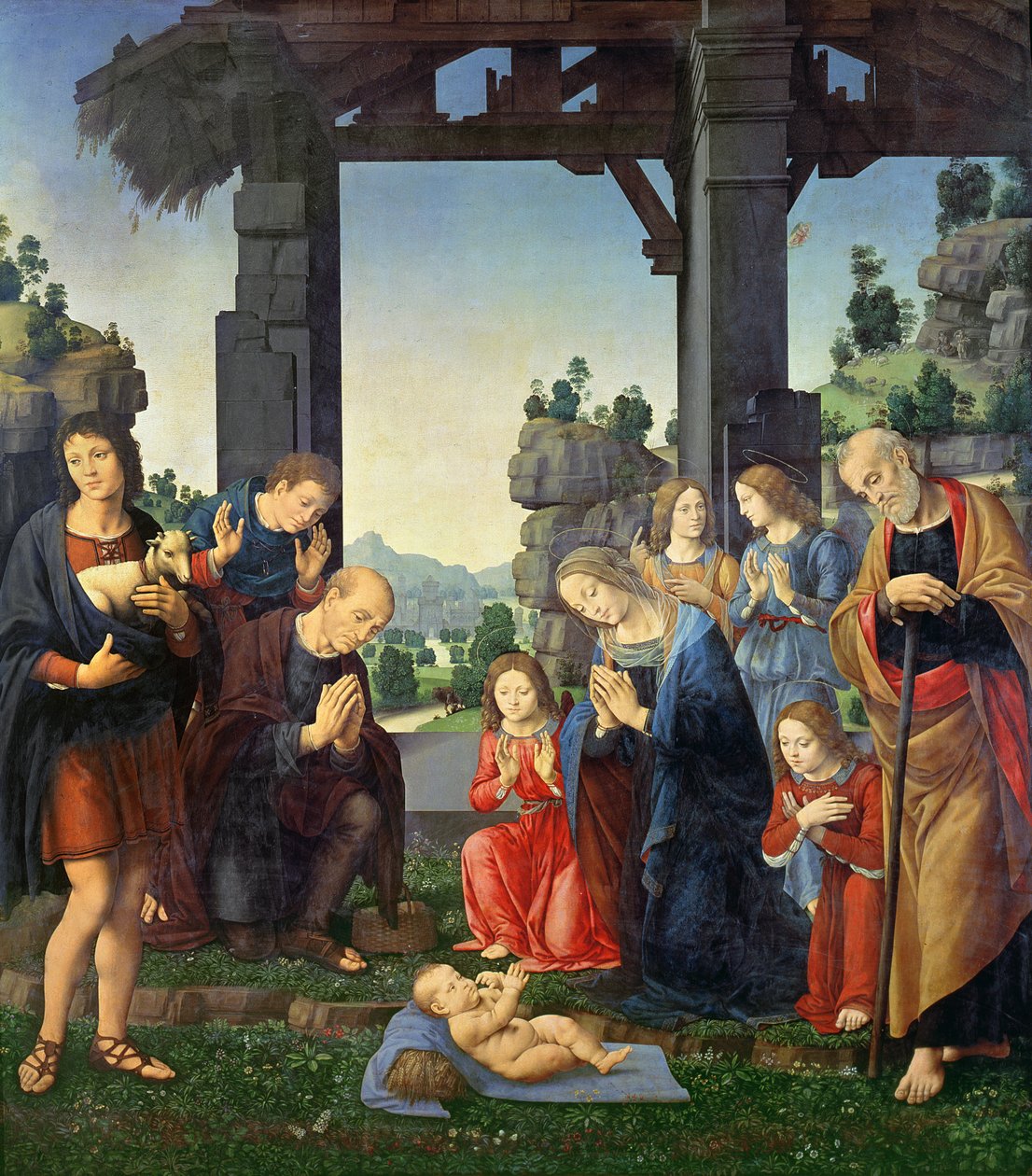 Adoração dos Pastores, c.1510 de Lorenzo di Credi