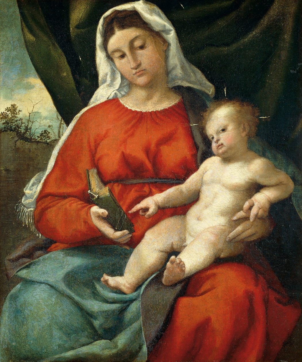 Madonna e Criança de Lorenzo Lotto