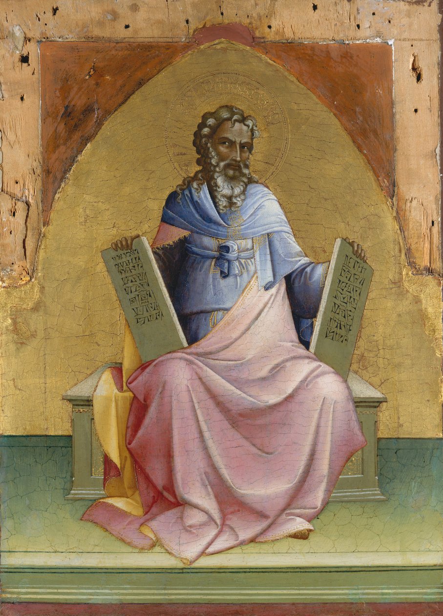 Moisés, ca. 1408-10. de Lorenzo Monaco