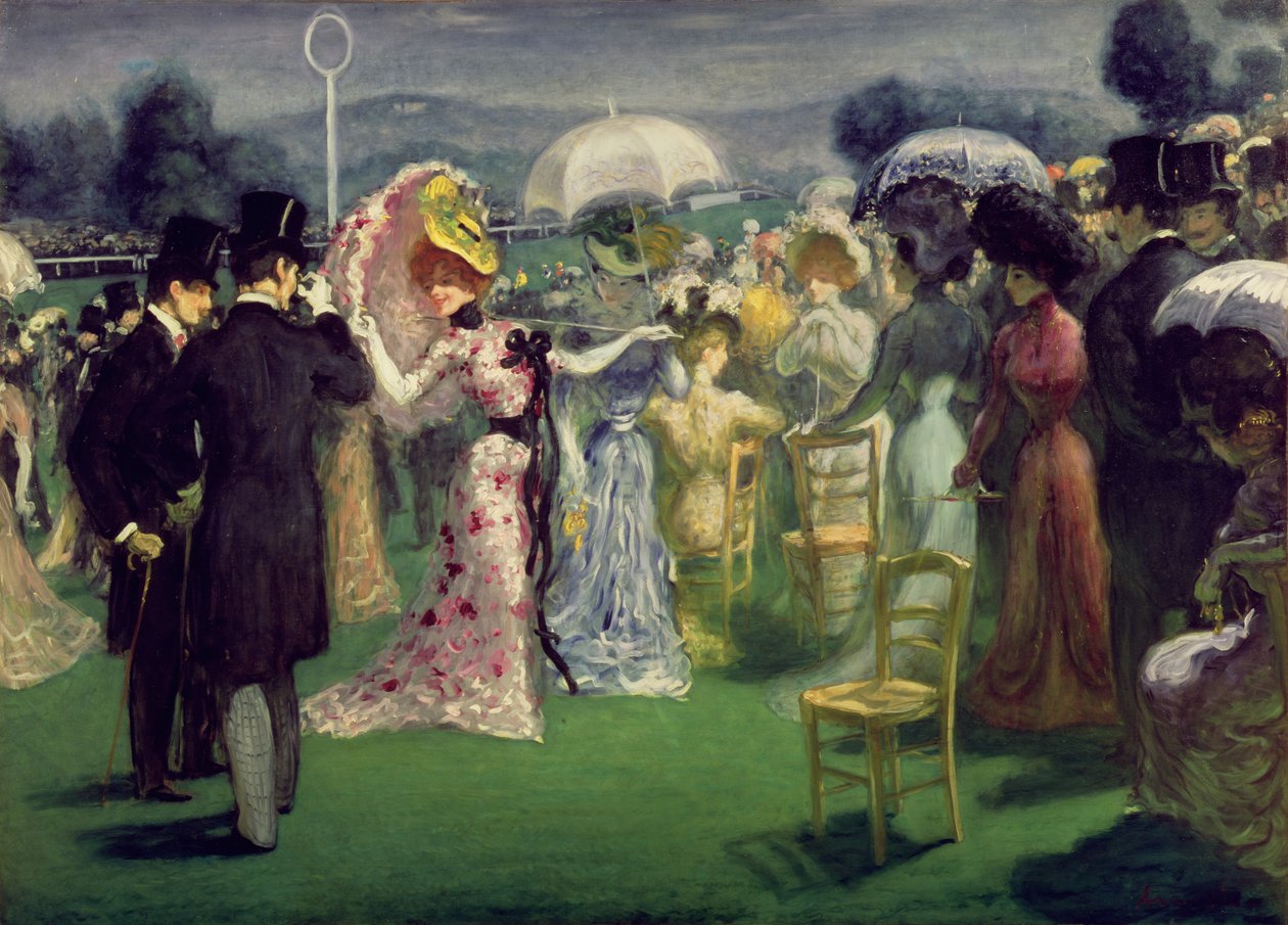 Nas corridas, c.1895 de Louis Anquetin