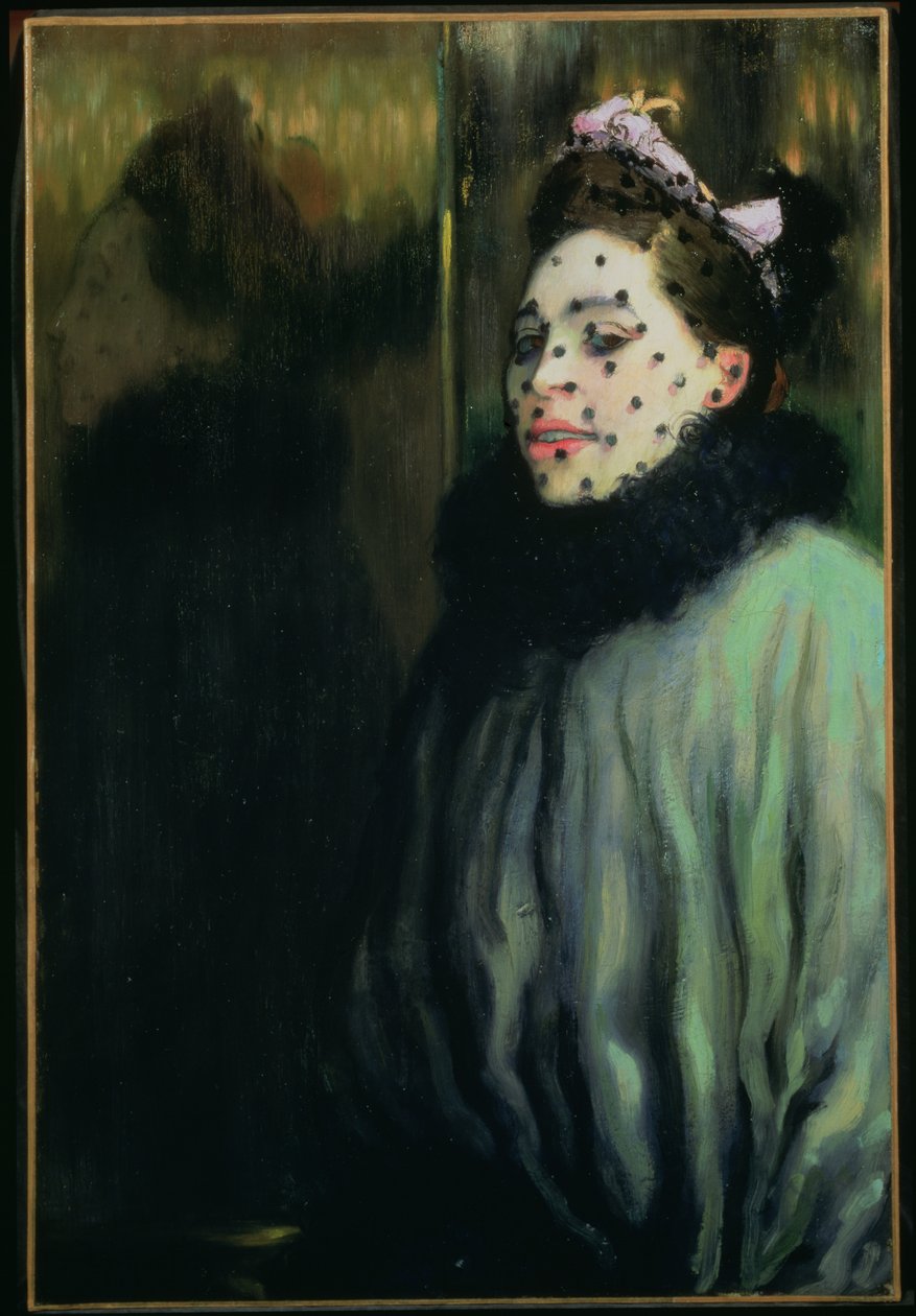 Mulher em um véu, 1891 de Louis Anquetin